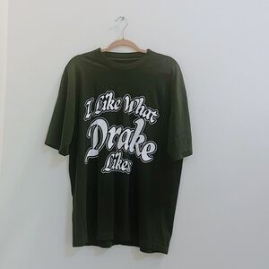 Drake 2023 It’s All A Blur Tour Shirt Size L NWT Green